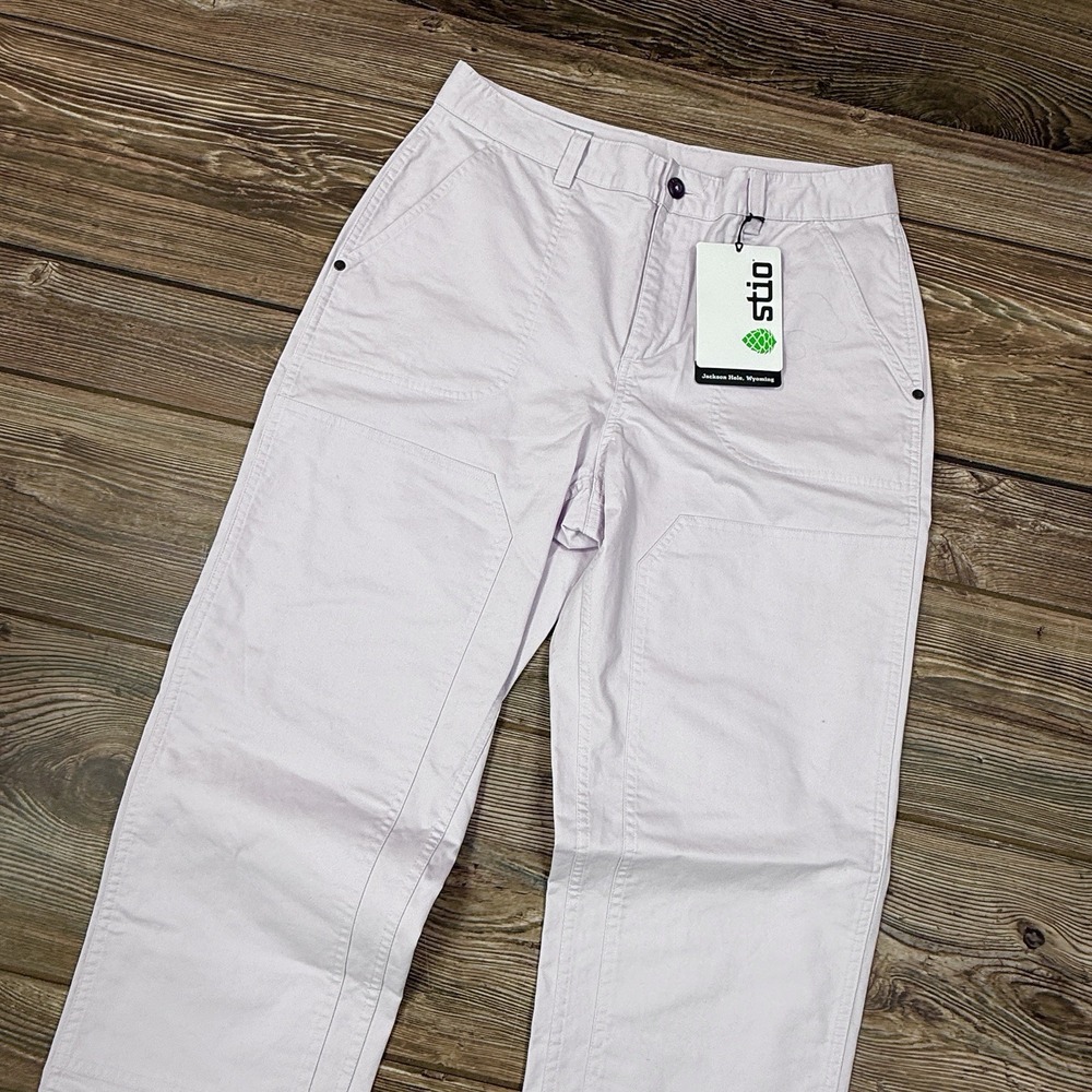 Stio Women's Straight Leg Pants in Light Lavender